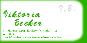 viktoria becker business card